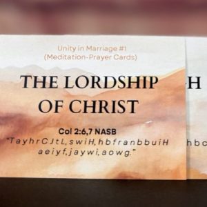 “Affective” Meditation Prayer Card Series